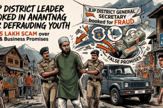 BJP District Leader Booked in Anantnag for Defrauding Youth of ₹8.25 Lakh Over False Job & Business Promises