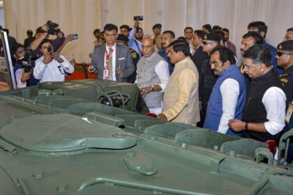 Rajnath Singh Hails Main Battle Tanks as Border ‘Iron Wall’, Launches ₹472-Crore Overhaul Hub in Jabalpur