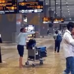 Capital Paralyzed: Heavy Downpours Inundate Delhi Airport Forecourts; Flight Operations and City Commutes Thrown into Turmoil