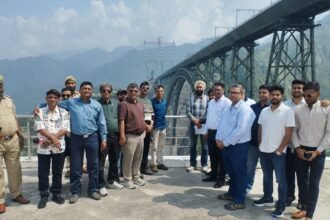 Media Delegation from Ahmedabad Tours Engineering Marvels in Reasi: Chenab Arch, Anji Khad Bridge, and Salal Hydel Station Reviewed