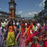 Devotion & Communal Harmony Mark Janmashtami in Srinagar as Vibrant Shobha Yatra Crosses Lal Chowk