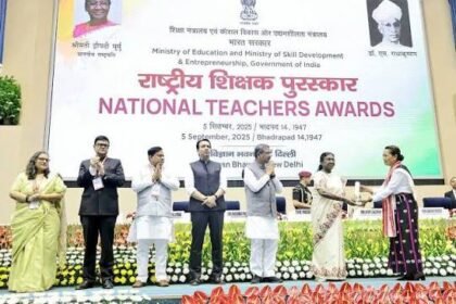 Saluting Nation Builders: 82 Exceptional Educators Honoured with National Teachers' Awards at Vigyan Bhawan