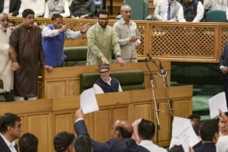 Stormy Opening Day for J&K Assembly Autumn Session Over Statehood Demands