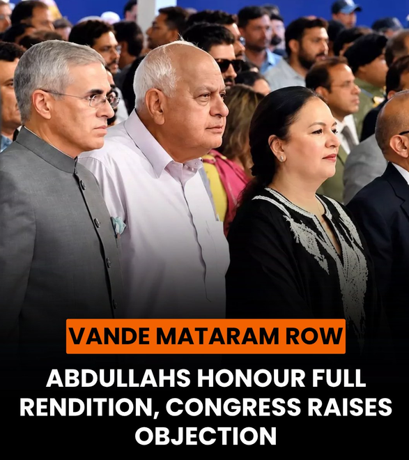 Vande Mataram Row Congress Calls on Ally National Conference to Stand Firm on Two-Stanza Tradition